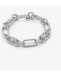 Michael Kors - Mk Precious Metal-Plated Brass Chain Link Bracelet - Lyst