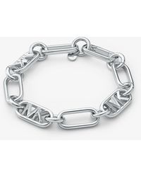 Michael Kors - Bracelet à maillons en laiton plaqué en métal précieux - Lyst