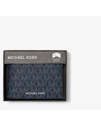 Michael Kors - Harrison Logo Billfold Wallet With Passcase - Lyst