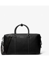 Michael Kors - Mk Hudson Leather Duffel Bag - Lyst