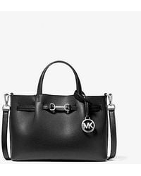 Michael Kors - Carson Small Pebbled Leather Satchel - Lyst