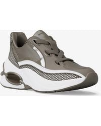 Michael Kors - Mk Toni Mixed-Media Trainers - Lyst
