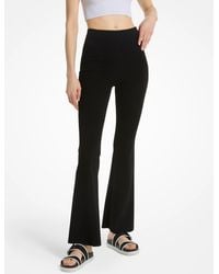 MICHAEL Michael Kors - Mk Stretch Knit Flared Legging - Lyst