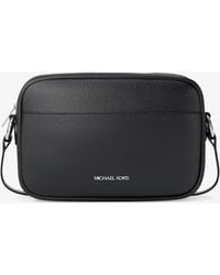 Michael Kors - Jet Set Small Pebbled Leather Camera Crossbody Bag - Lyst
