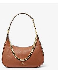 Michael Kors - Piper Small Pebbled Leather Shoulder Bag - Lyst