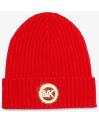 MICHAEL Michael Kors - Ribbed Wool Beanie - Lyst