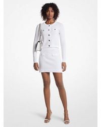 Michael Kors - Logo Jacquard Knit Skirt - Lyst