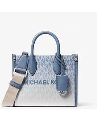 Michael Kors - Mirella Extra-small Ombré Signature Logo Crossbody Bag - Lyst