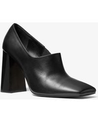 Michael Kors - Michael Kors Sofia High Throat Leather Pump - Lyst