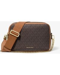 Michael Kors - Bryant Medium Signature Logo Camera Crossbody Bag - Lyst
