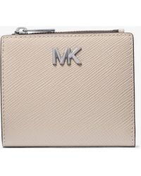 Michael Kors - Mk Edison Saffiano Leather Wallet - Lyst