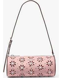 MICHAEL Michael Kors - Mk Izzy Small Pebbled Leather Barrel Pochette - Lyst