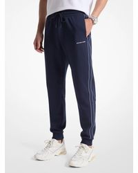 Michael Kors - Mk Logo Tape Cotton Blend Jogger - Lyst