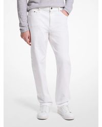 Michael Kors - Mk Finn Straight-Fit Stretch Denim Jeans - Lyst