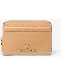 Michael Kors - Petit portefeuille Jet Set en cuir grainé - Lyst