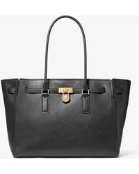 MICHAEL Michael Kors - Mk Hamilton Moderne Large Leather Tote Bag - Lyst