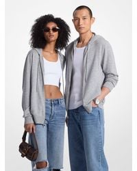 MICHAEL Michael Kors - Mk Pull À Capuche En Mélange De Laine Et Cachemire Avec Fermeture À Glissière - Lyst