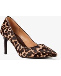 MICHAEL Michael Kors - Mk Alina Flex Leopard Print Calf Hair Pump - Lyst