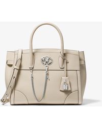 MICHAEL Michael Kors Sophie Medium Satchel in Black - Lyst