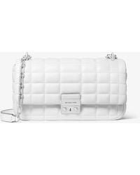 MICHAEL Michael Kors - Tribeca Large Quilted Leather Shoulder Bag - Lyst