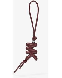 Michael Kors - Puffy Logo Leather Bag Charm - Lyst