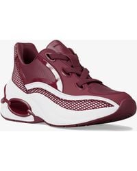 MICHAEL Michael Kors - Mk Toni Mixed-Media Trainers - Lyst