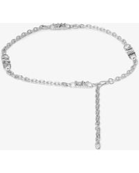 MICHAEL Michael Kors - Mk Empire Logo Chain Belt - Lyst