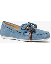 MICHAEL Michael Kors - Mk Fallon Suede Moccasin - Lyst