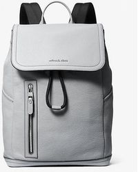 Michael Kors - Mk Hudson Pebbled Leather Utility Backpack - Lyst