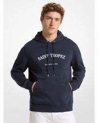 Michael Kors - Saint Tropez Cotton Blend Hoodie - Lyst
