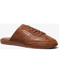 MICHAEL Michael Kors - Michael Kors Nolan Leather Mule - Lyst