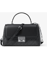 MICHAEL Michael Kors - Mk Tribeca Extra-Small Signature Logo Satchel - Lyst