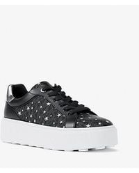 Michael Kors - Romey Printed Signature Logo Sneaker - Lyst