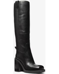 MICHAEL Michael Kors - Mk Bottine Houston En Daim À Talon Bottier - Lyst