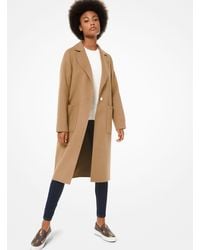 Michael Kors Wool Coat - Natural