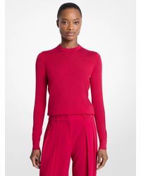 Michael Kors - Michael Kors Cashmere And Wool Blend Sweater - Lyst