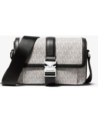 Michael Kors - Mk Hudson Signature Logo Crossbody Bag - Lyst