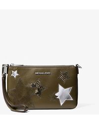 Michael Kors - Jet Set Small Printed Wristlet - Lyst