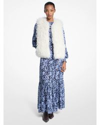Michael Kors - Faux Shearling Vest - Lyst