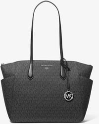 MICHAEL Michael Kors - Borsa tote Marilyn media con logo - Lyst