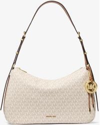 MICHAEL Michael Kors - Nolita Medium Signature Logo Shoulder Bag - Lyst