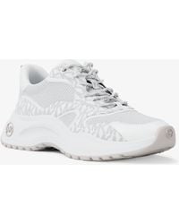 Michael Kors - Levie Mixed-Media Trainer - Lyst