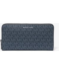 Michael Kors - Cooper Logo Zip-Around Wallet - Lyst