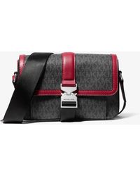 Michael Kors - Mk Hudson Signature Logo Crossbody Bag - Lyst