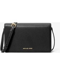 MICHAEL Michael Kors - Mk Marlowe Medium Pebbled Leather Crossbody Bag - Lyst
