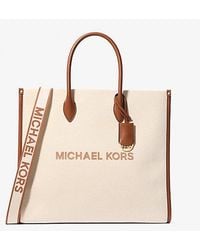 Michael Kors - Mirella Large Canvas Tote Bag - Lyst