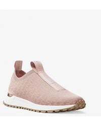 Michael Kors - Bodie Metallic Logo Knit Slip-On Sneaker - Lyst