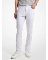 Michael Kors - Mk Parker Slim-Fit Stretch-Twill Trousers - Lyst