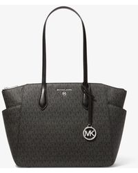 Michael Kors - Mk Marilyn Medium Logo Tote Bag - Lyst
