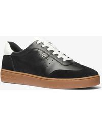 MICHAEL Michael Kors - Scotty Leather Sneaker - Lyst